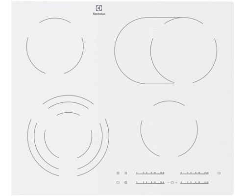 Купить Варочная панель Electrolux CKE6450WC в интернет-магазине Мега-кухня