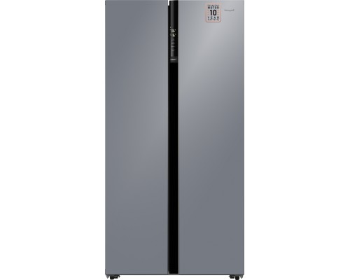 Купить Отдельностоящий холодильник с инвертором Weissgauff WSBS 600 NoFrost Inverter Dark Grey Glass в интернет-магазине Мега-кухня