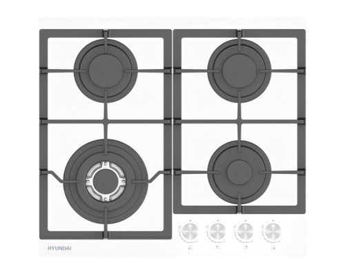 Купить Встраиваемая газовая варочная панель Hyundai HHG 6436 WG в интернет-магазине Мега-кухня
