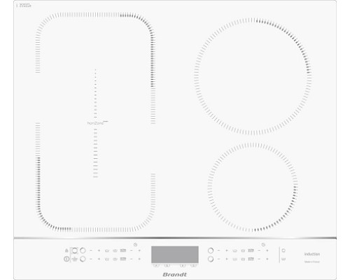 Купить Индукционная варочная панель BRANDT BPI164HSW в интернет-магазине Мега-кухня