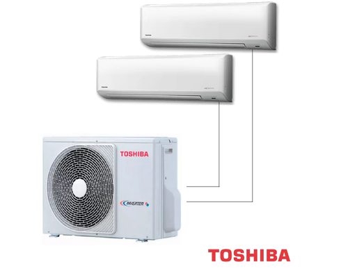 Купить Внешний блок мульти сплит-системы на 2 комнаты Toshiba RAS-2M18G3AVG-E в интернет-магазине Мега-кухня