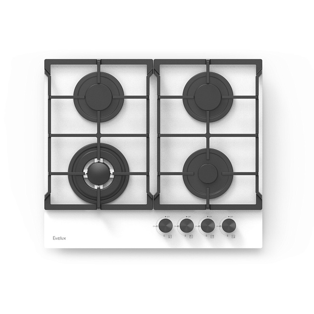 Газовая варочная панель Evelux HEG 675 WG