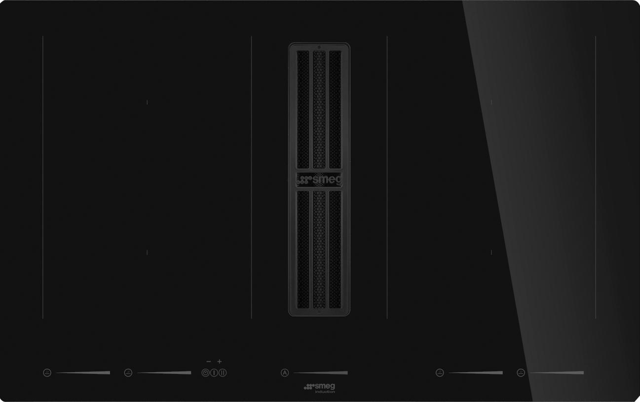 Варочная панель с вытяжкой Smeg HOBD682D2